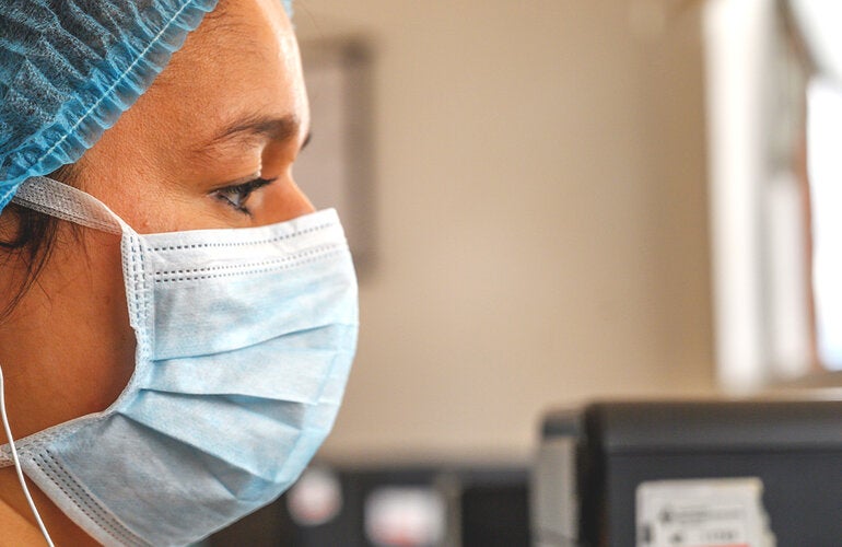 health worker computer 