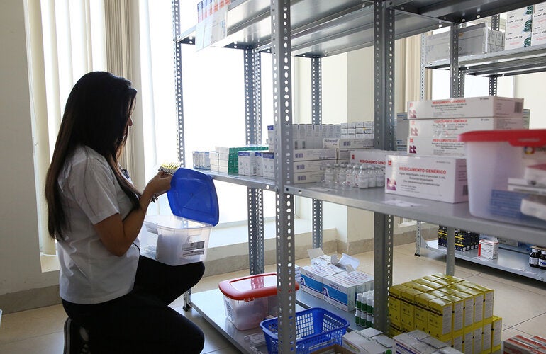 Farmacia en un centro de salud