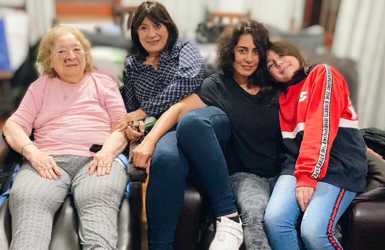 Irma and her children