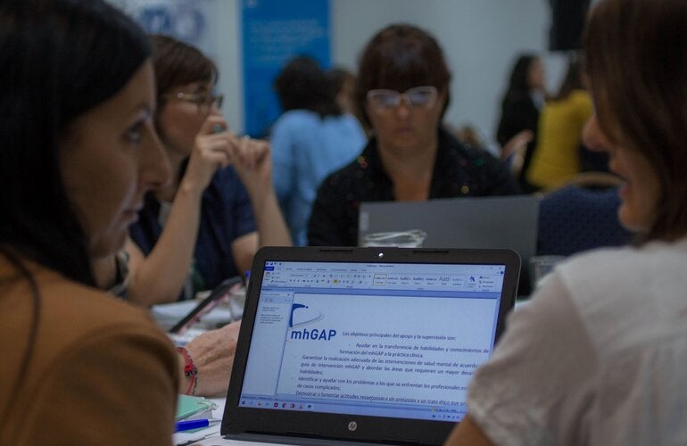 Culminó el taller de implementación del Programa de Acción para Superar las Brechas en Salud Mental con el compromiso de las provincias para avanzar en esa dirección