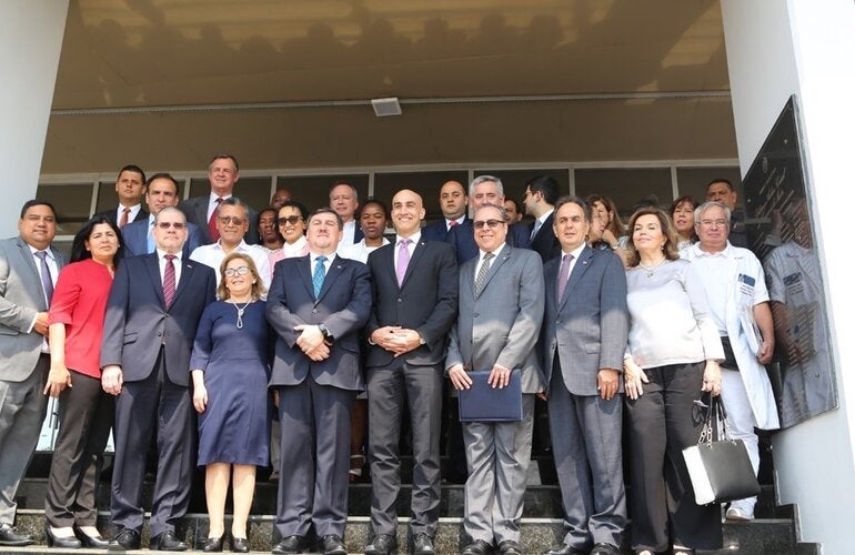 Participantes de la primera reunión de la Red Parlamentaria de Seguridad Vial