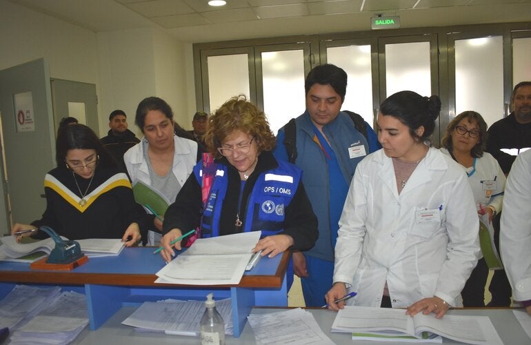 Recorrida por establecimientos para apliacación dle índice de seguridad hospitalaria