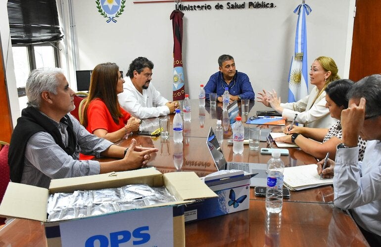 Reunión con el ministro de Salud Pública de Salta