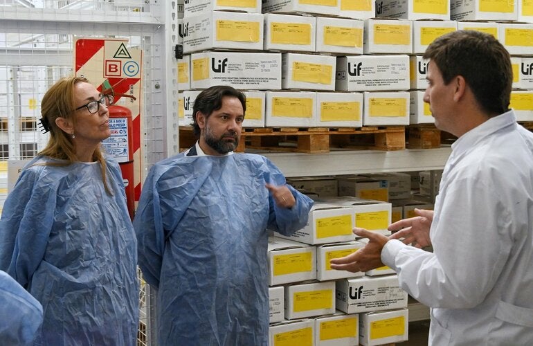 Foto de la visita al LIF