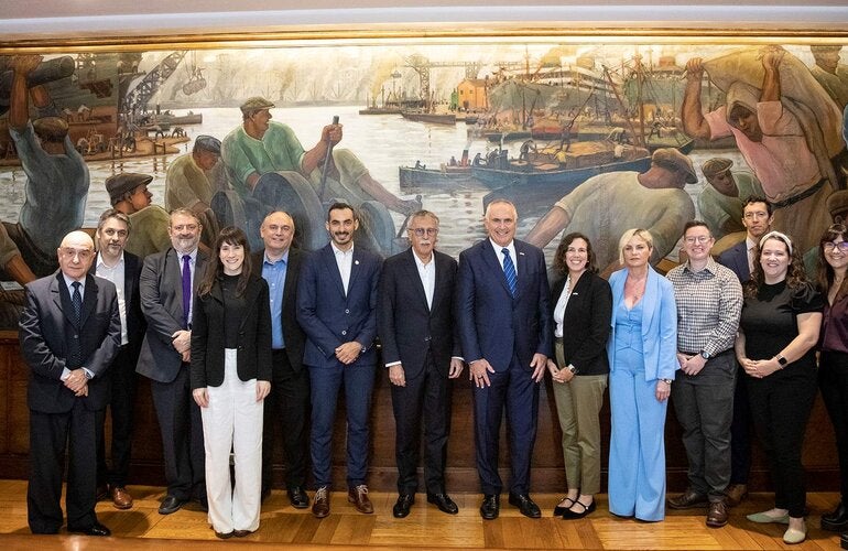 Foto grupal en el Ministerio de Salud de la Nación