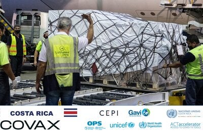 Cargamento siendo trasladado