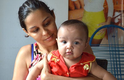 Madre con su hijo