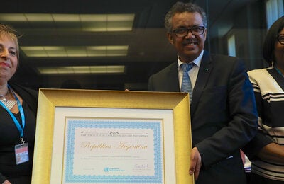 Argentina received award