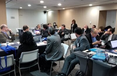 Photo of the meeting in Colombia.