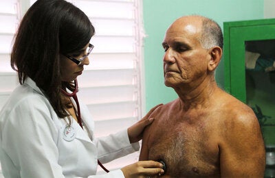 Health personal and patient