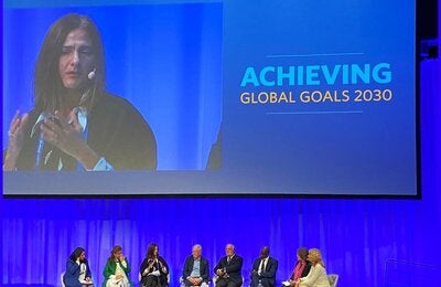 Panel with the Ministry of Transport of Colombia, Angela María Orozco Gomez3rd Global Ministerial Conference on Road Safety