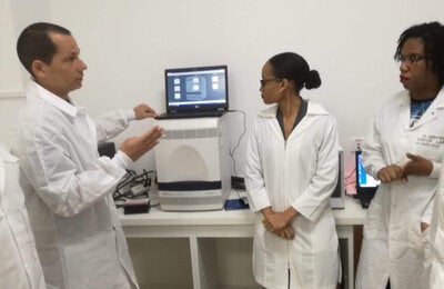 Preparing Dominica's labs for testing of COVID-19