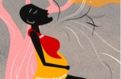 Ilustración mujer embarazada