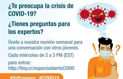 conversación con jóvenes sobre COVID-19