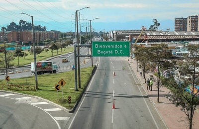 Street in Bogota, Colombia