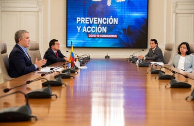 PWR Colombia conversa con autoridades de salud de Colombia