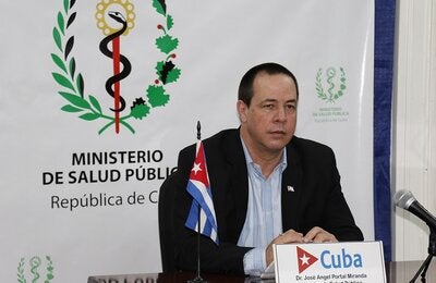 Ministro de Salud Pública de Cuba