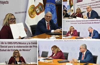 La Legislatura del Estado de México busca fortalecer su marco jurídico en salud con apoyo de OPS/OMS 