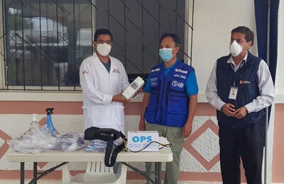 OPS entregó 14 concentradores de oxígeno para pobladores del oriente ecuatoriano