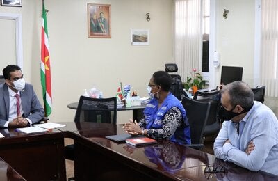 Discussions were held on the activities of PAHO financed by the Government of Canada in support of the National COVID-19 Response