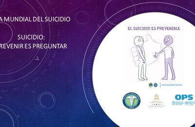 Invitación evento sobre suicidio