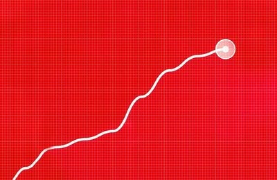 Pandemic statistics graph illustration
