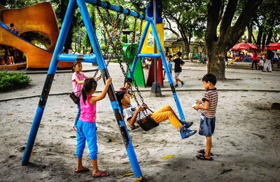 Children playing