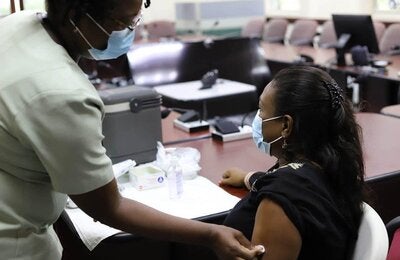 Adult female vaccinated