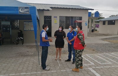 OPS/OMS contribuye a la respuesta del Estado en materia de movilidad humana en el Ecuador