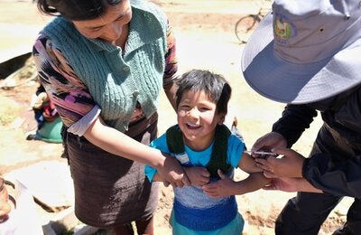 La Paz Bolivia inmunizacion