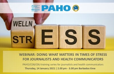 Illustration of four wooden blocks spelling the words wellness and stress