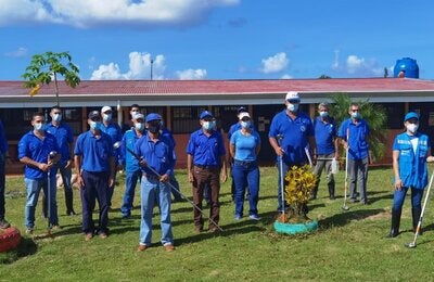 Funcionarios de Salud participantes en el taller