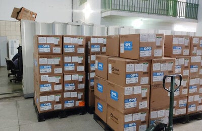 Testes de diagnóstico de COVID-19 armazenados no estado de Rondônia