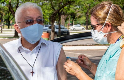 Vaccination against COVID-19. Photo credit: Karina Zambrana