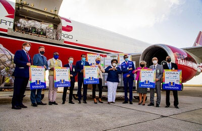 BRB COVAX vaccines arrival