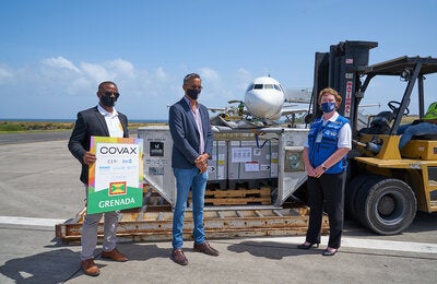 Vaccines arrival in grenada