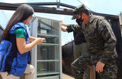 entrega equipo Global Links a Penitenciaria Nacional de Honduras