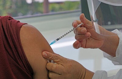 Person received COVID-19 vaccination