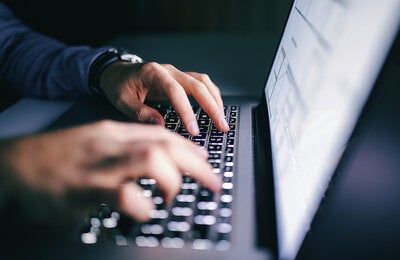 Person working long hours