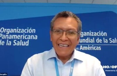 Wilmer Marquiño, asesor de OPS en CR