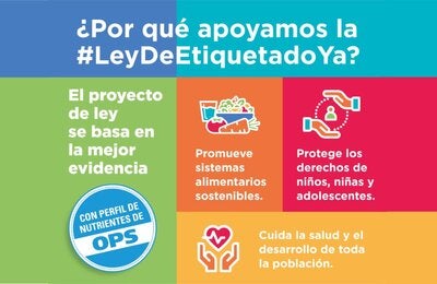 UNICEF, OPS/OMS y FAO recomiendan apoyar la sanción de la ley de etiquetado frontal de alimentos