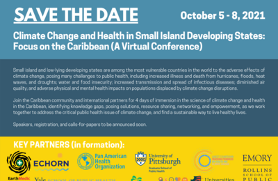 Climate Change and Health in Small Island Developing States: Focus on the Caribbean (A Virtual Conference)