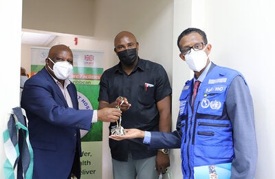 Handover of Barrouallie health center in VCT