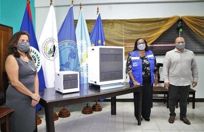 EU and PAHO Handover of GeneXpert to MoHW