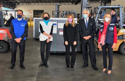 Argentina recibe 842.400 vacunas donadas por España a través del Mecanismo COVAX