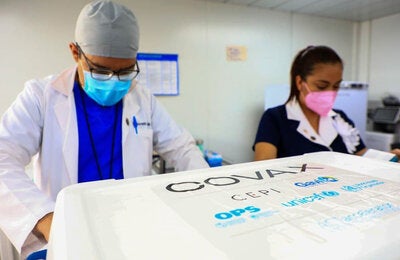 COVX deliveries in the Americas