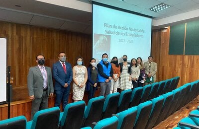 Se inauguró el primer taller territorial del Plan de Acción de Salud de los Trabajadores en Manta, con el apoyo del gobierno canadiense