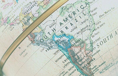 Mapa América do Sul