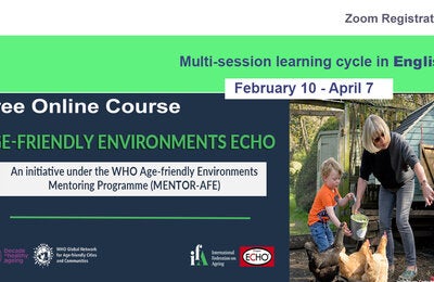 Age friendly cities and communities course