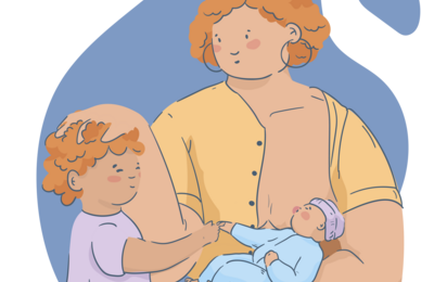 Madre-recién-nacido-y-hermano